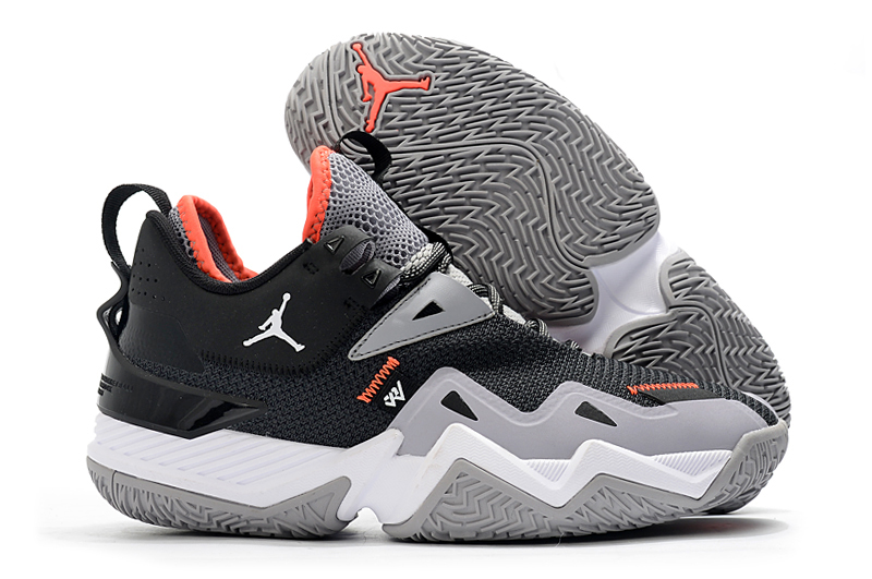 2020 Jordan Why Not Ze0.3 Black Grey White Orange Shoes - Click Image to Close